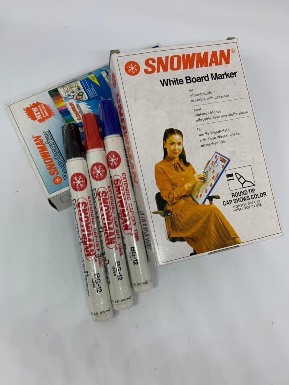 

Spidol Whiteboard Snowman BG 12 /pcs