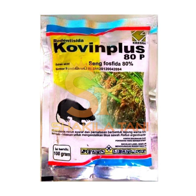 Racun Tikus Kovinplus 80 P 100 Gram