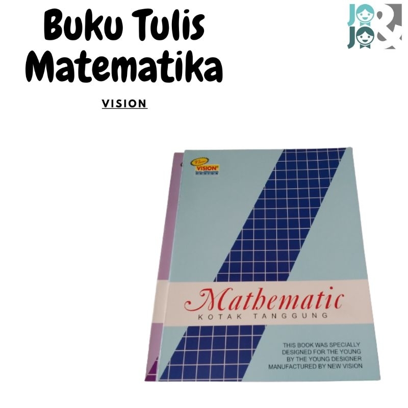 

Buku Tulis MATEMATIKA VISION/Buku Tulis Kotak Vison 30