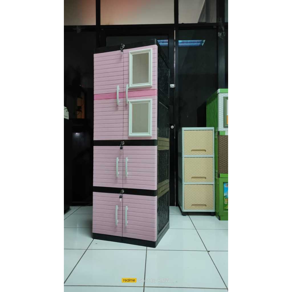 Lemari Plastik Gantung Anak Galaxy Khusus COD