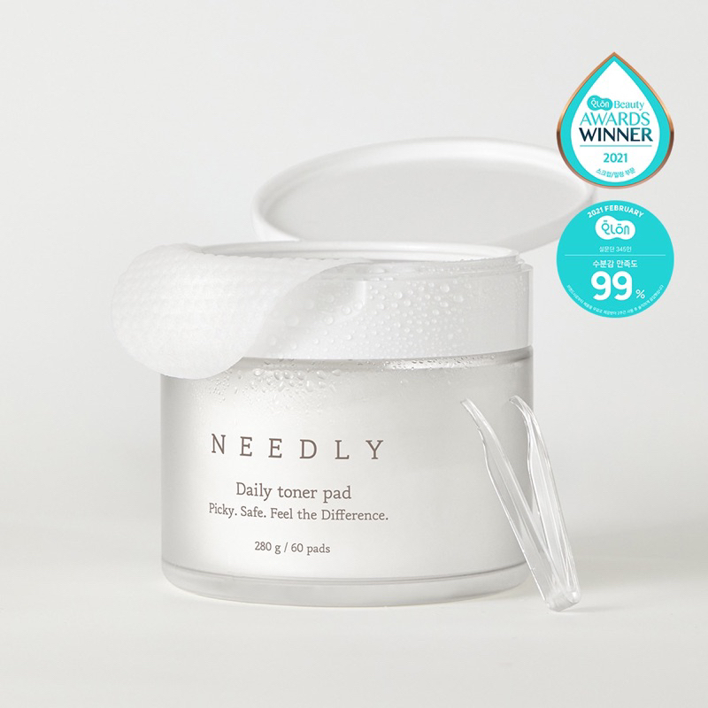 READY | NEEDLY Daily Toner Pad | Exfoliating Facial Pads with BHA & PHA