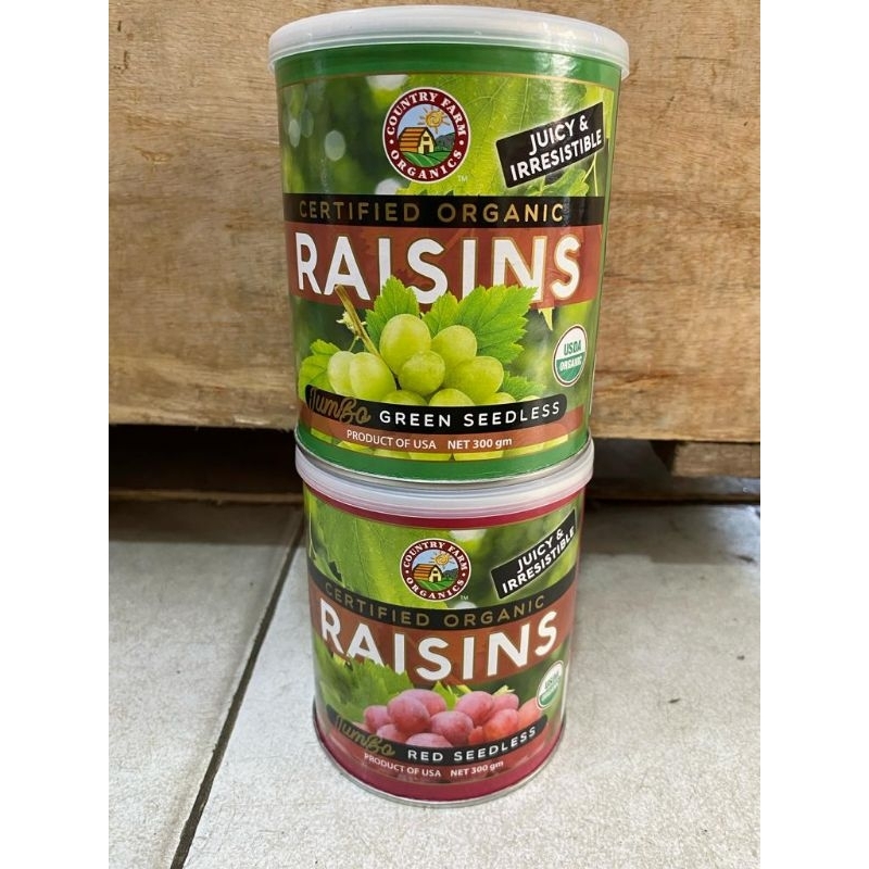 

organic jumbo raisins seedless