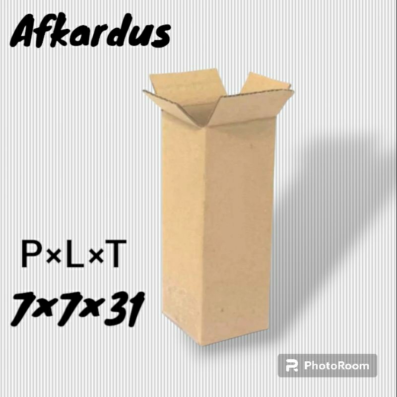 

Termurah kardus packing polos ukuran 7×7×31 kardus kecil mini box packing