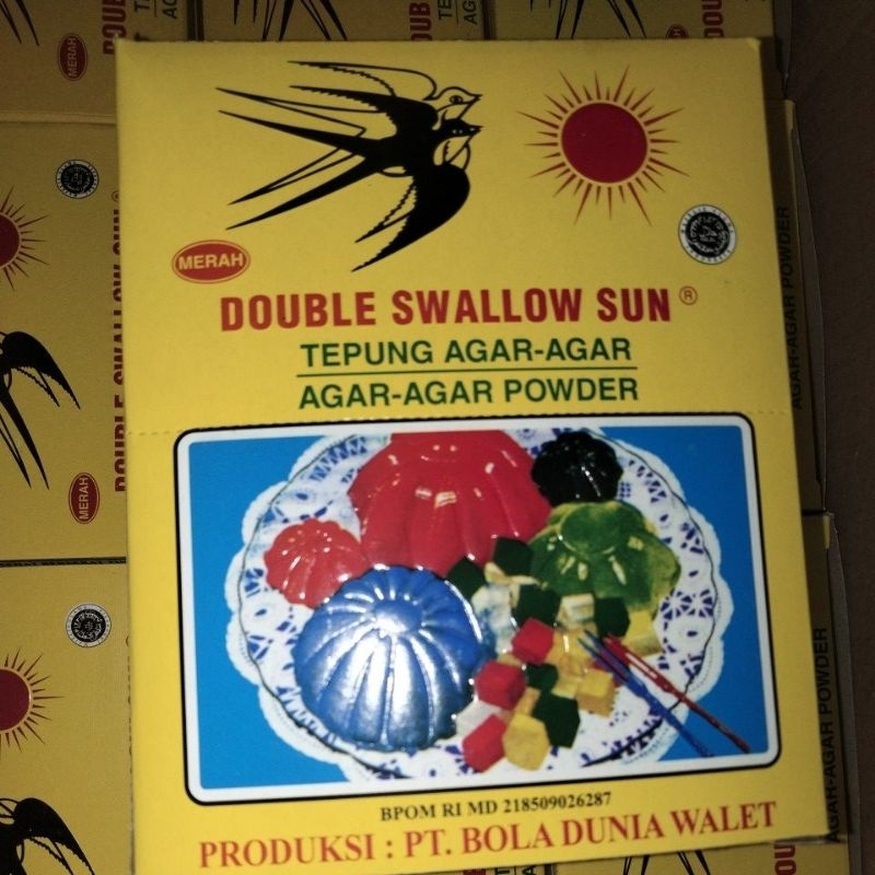 

Agar Double Swallow Sun || Tepung agar agar