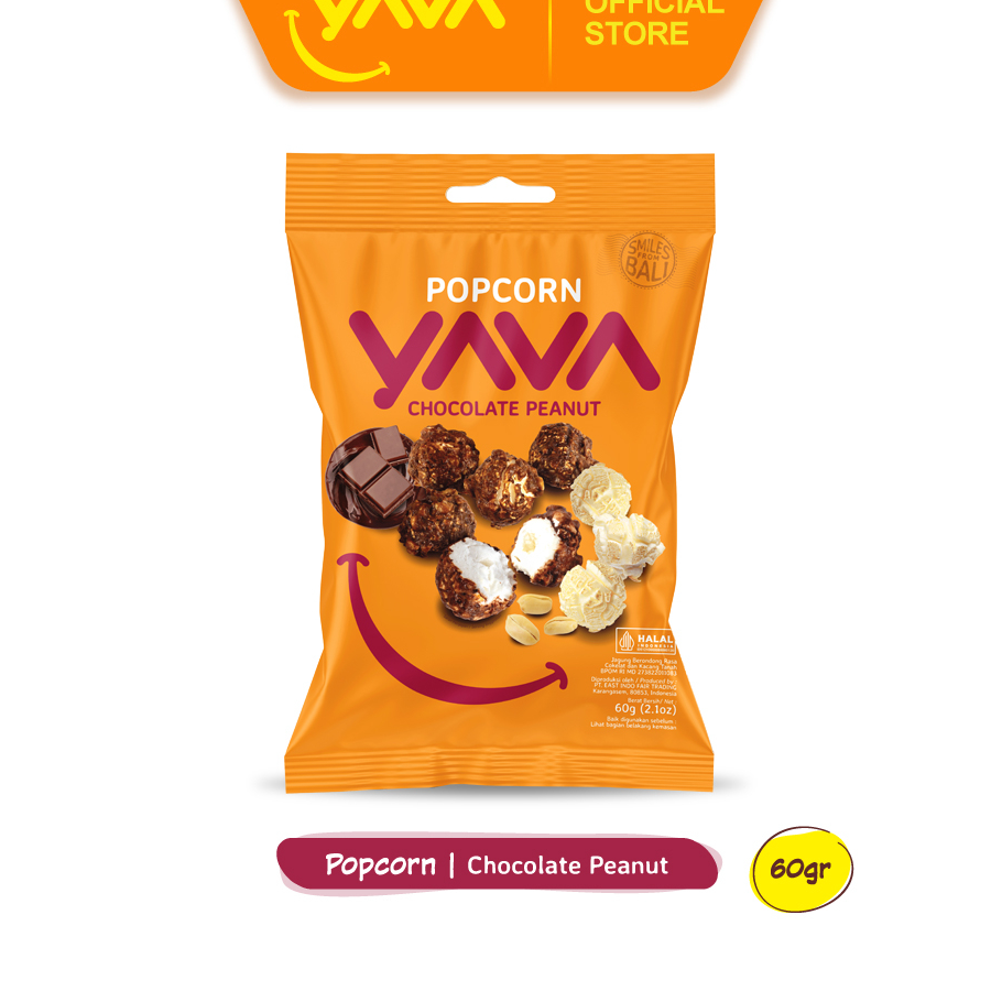 

Ready YAVA Popcorn Chocolate Peanut 60g Harga Murah