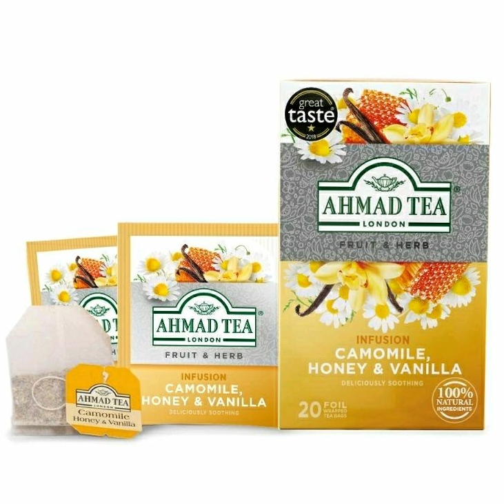 

AHMAD TEA Camomile Honey Vanilla Infusion 20 Teabags