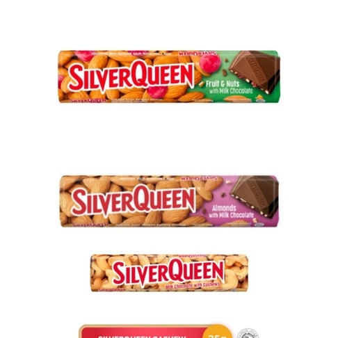 

Seller SILVERQUEEN 25GRAM / SILVER QUEEN 25GR / SILVERQUEEN 25/ALMOND/FRUIT NUTS/CASHEW Hot Sale