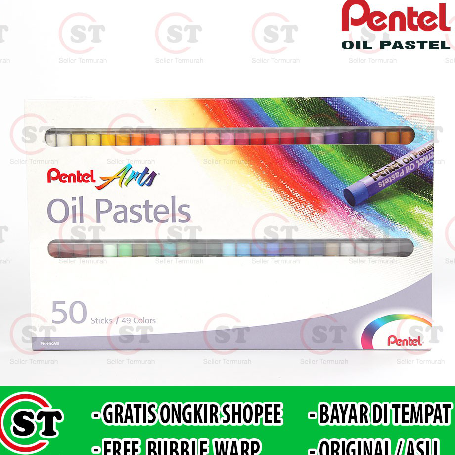 

Pasti Murah Pentel Oil Pastels 50 Warna - Kreativitas Anak Pentel PHN 50 Krayon Pentel Regular Stick PHN50