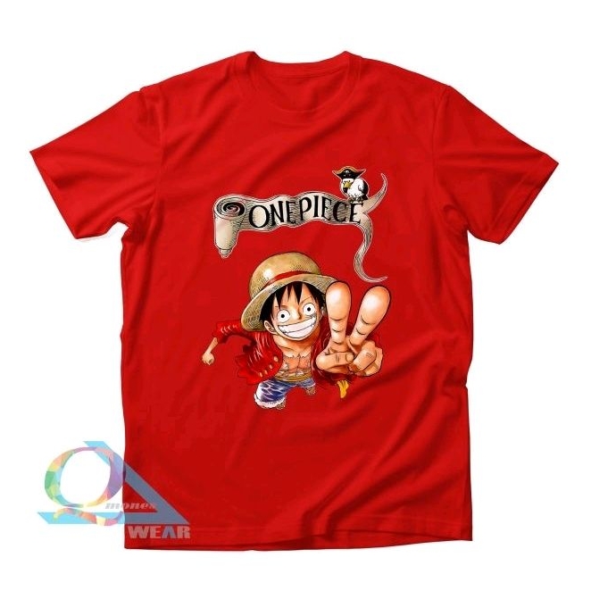KAOS CHARACTER ANIME ONEPIECE/KAOS MURAH BISA COUPLE