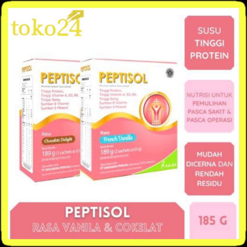 

Peptisol Vanila & Cokelat 189 gr