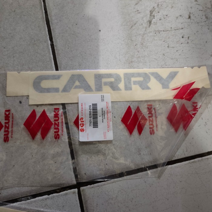 Stiker Emblem Logo CARRY Suzuki New Carry Original SGP