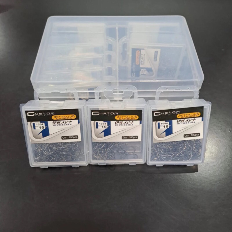 Mata Kail Pancing Set Chinu Carbon Isi 100 Pcs Custom 1053 1054