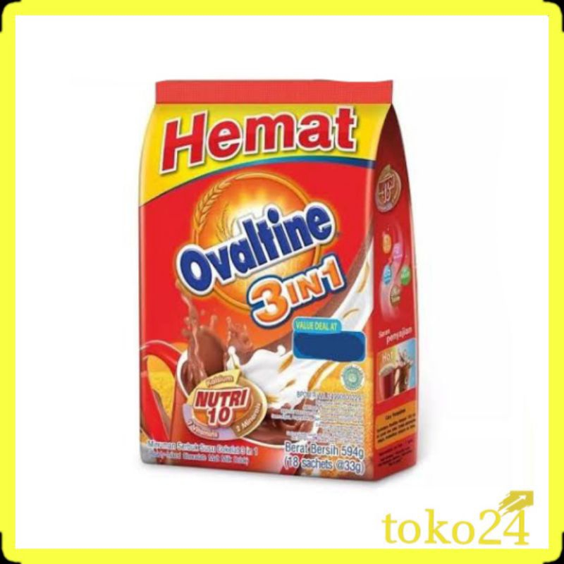 

Ovaltine 3in1 Stick 18's 594 gr