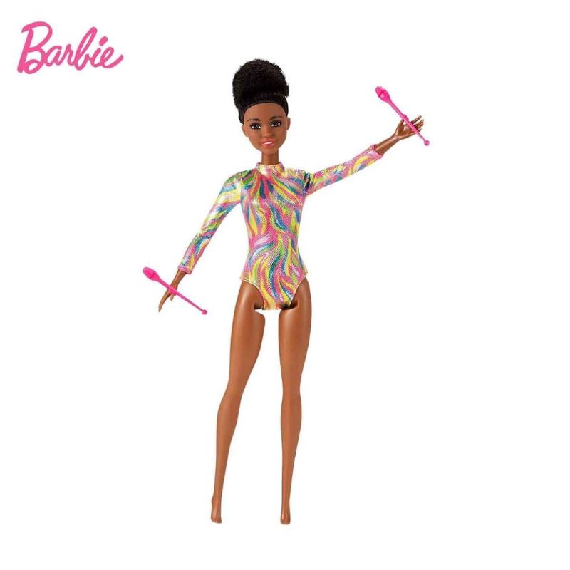 Boneka barbie rhythmic gymnast brunette boneka barbie eksotis Barbie doll original
