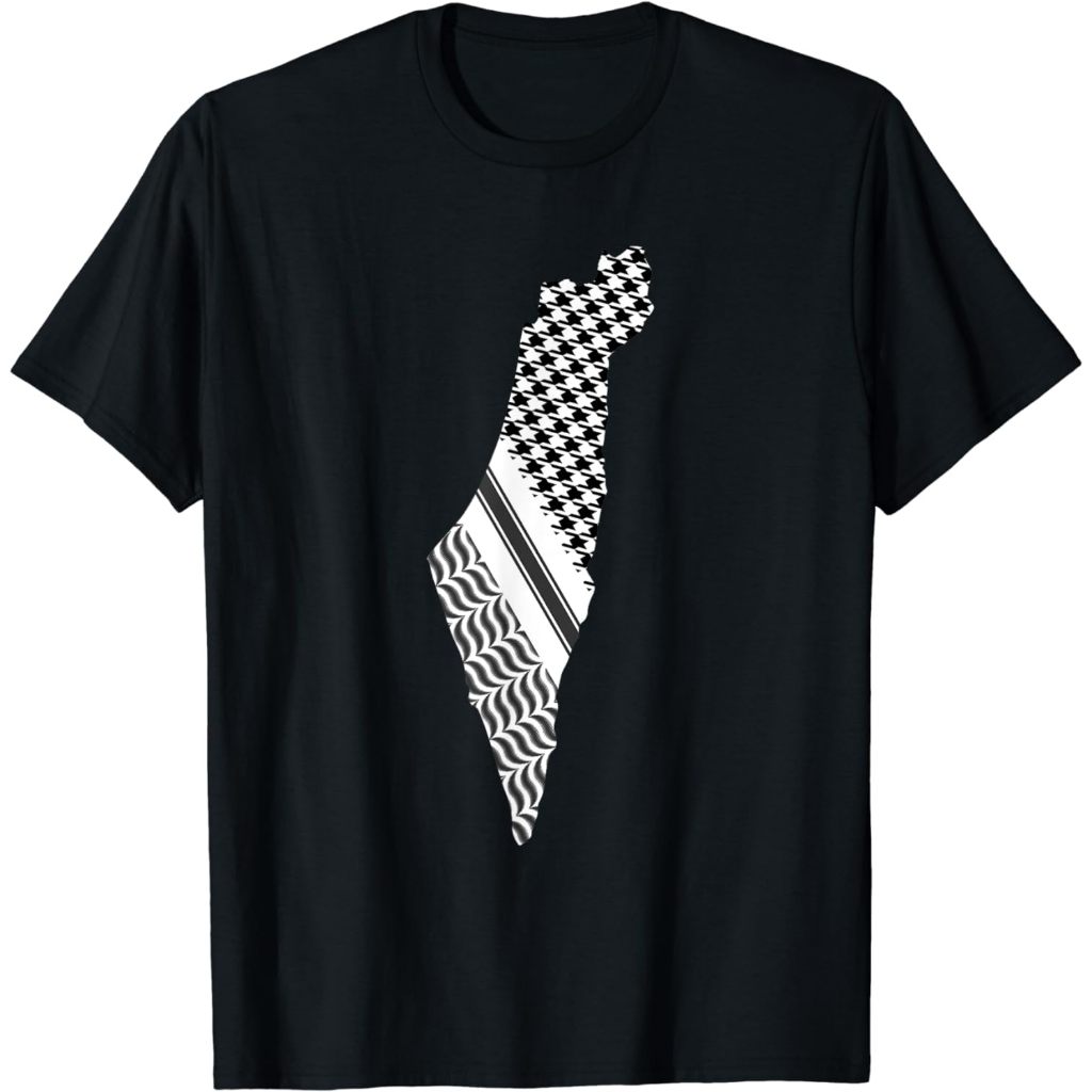 Kaos Baju T-Shirt Anak Palestine Free Palestine Free Gaza Palestine Flag Arabic T-Shirt