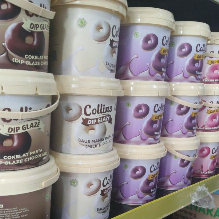 

➡✷ glaze collins dip glaze 1kg Dijual