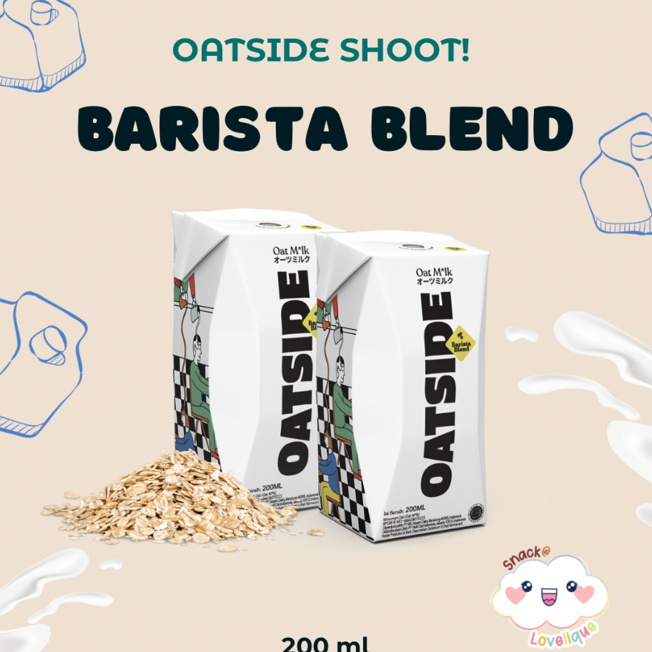 

➾❈❁ Oatside MIni Straw - All Variant - ( Mini Barista Blend / Mini Chocolate / Mini Coffe ) Jual