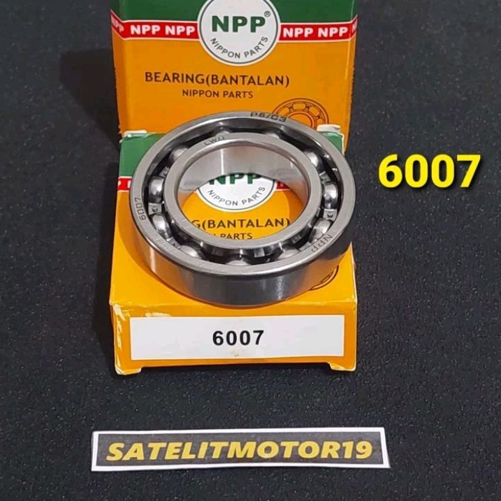 laher laker bearing kruk as kro as crankshaft 6007 SHOGUN 110 SMASH BEAT KARBU FI MERK NPP