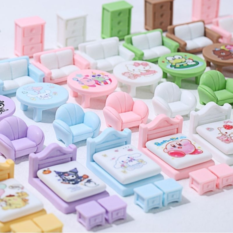 DIY 3D SANRIO BEDROOM MINIATURE