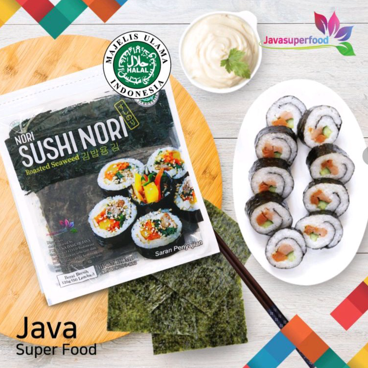 

Best Terlaris Nori Sushi Halal Rumput Laut non msg isi 50 lembar manjun tokinori sakao nori dried seaweed kimbap