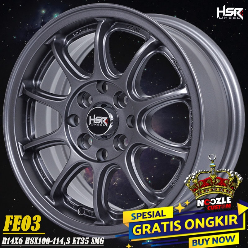 Velg Mobil Avanza Xenia Calya R14 Lubang 4 Double PCD Pelek Racing Ring 14