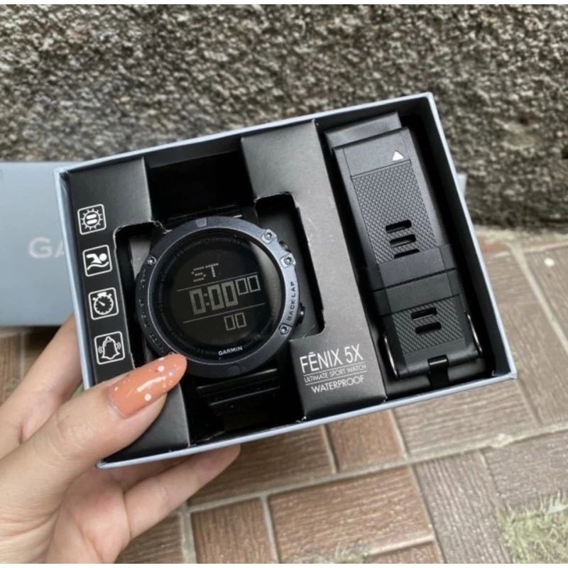 Jam Tangan Garmin Fenix 5x Sport Free Strap Limited Edition COD
