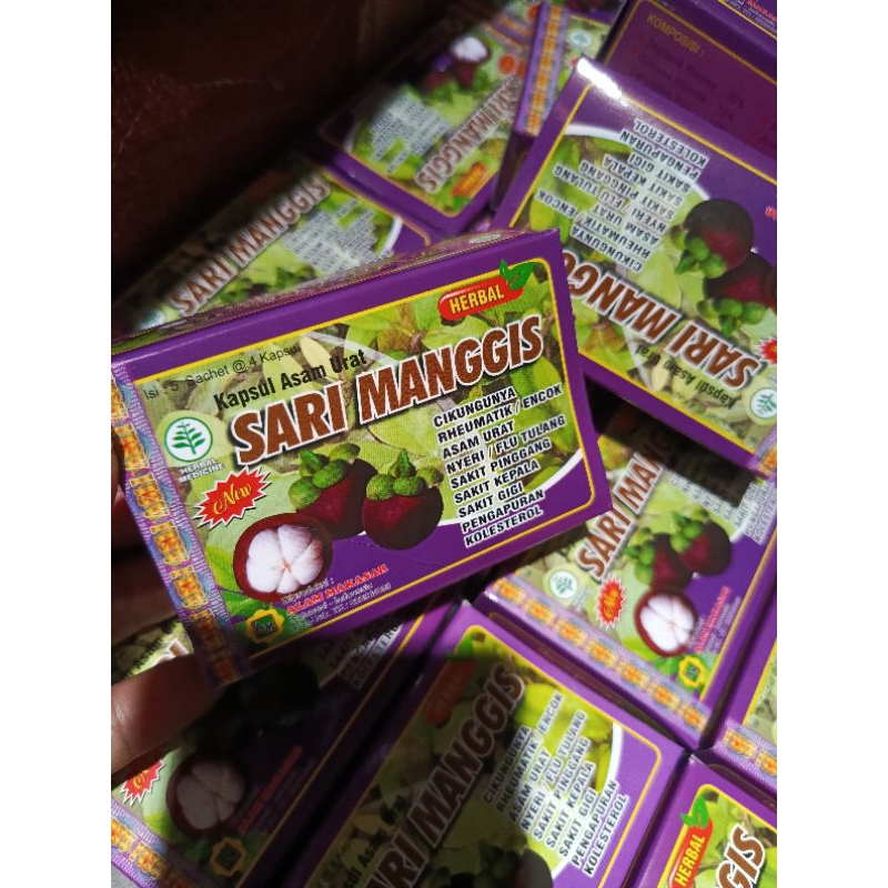 Sari manggis asam urat