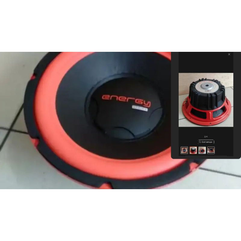 speaker legacy energy 10 inch sub woofer dobel coil BM AUDIO