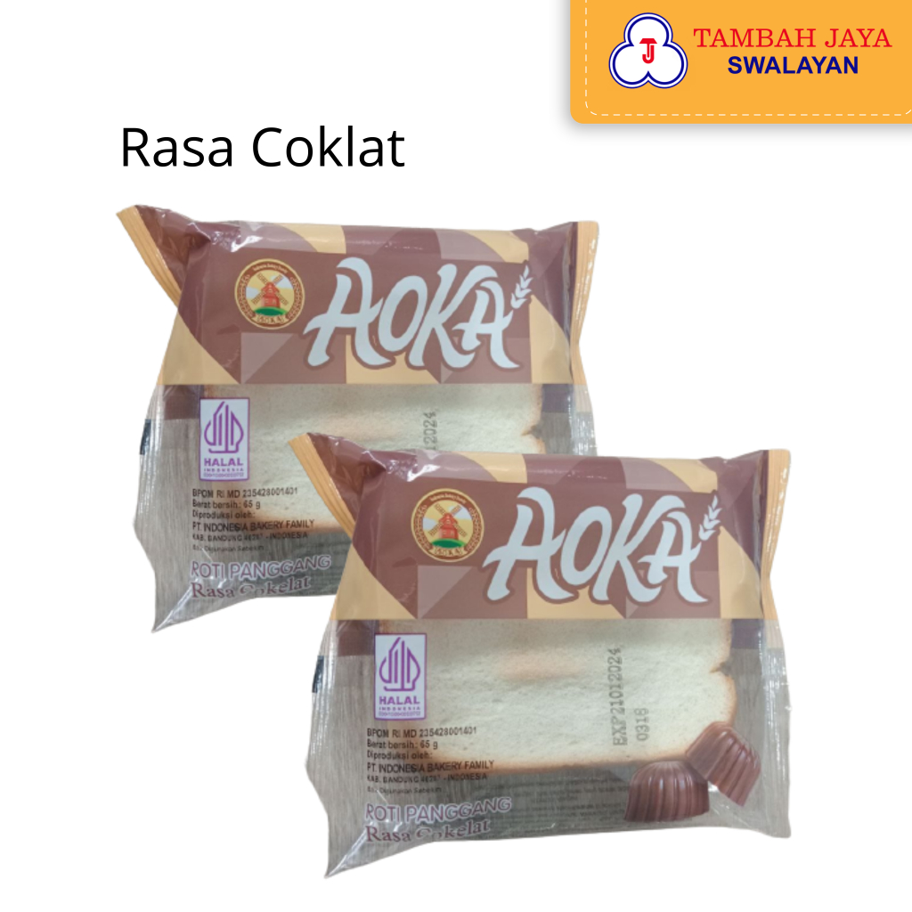 

Roti Aoka Rasa Coklat 2 Pcs