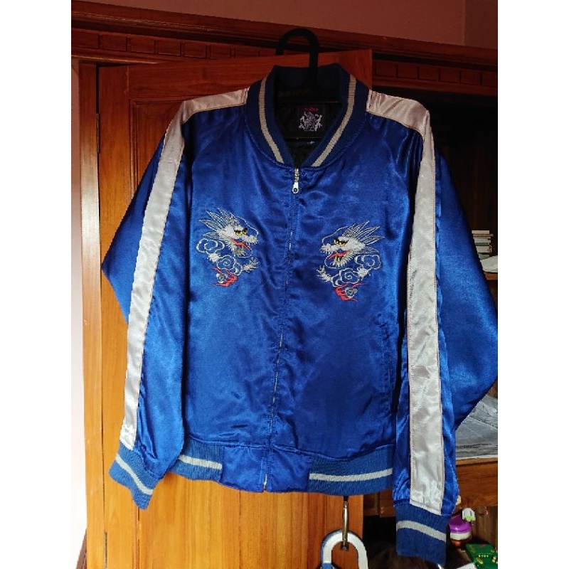 Vintage ryu taka japan korea map sukajan