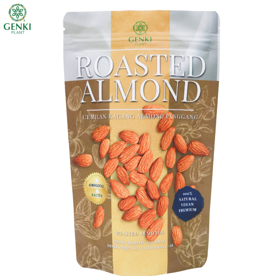 

Ready Roasted Almond / Kacang Almond Panggang - 250 g