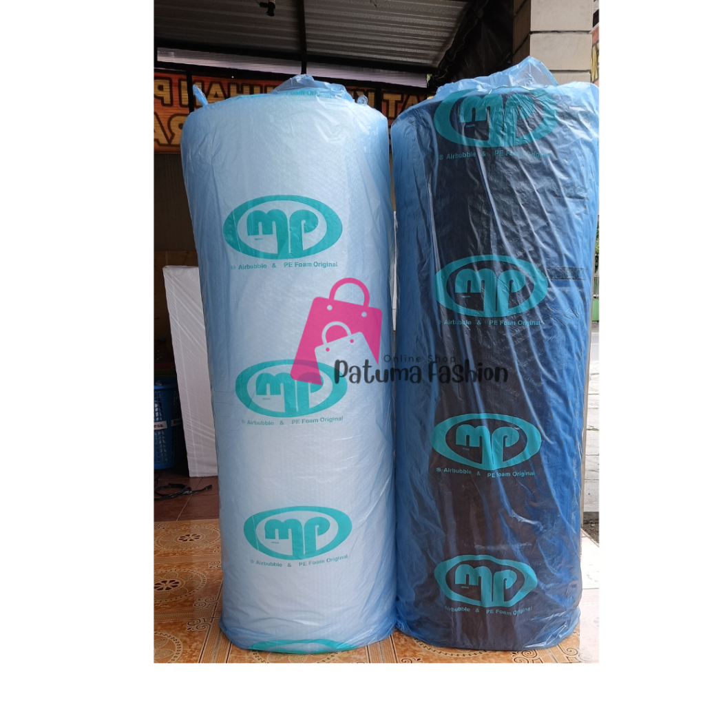 

Bubble Wrap Merk MP Warna Hitam dan Putih Kualitas Tebal 120cm x 50m