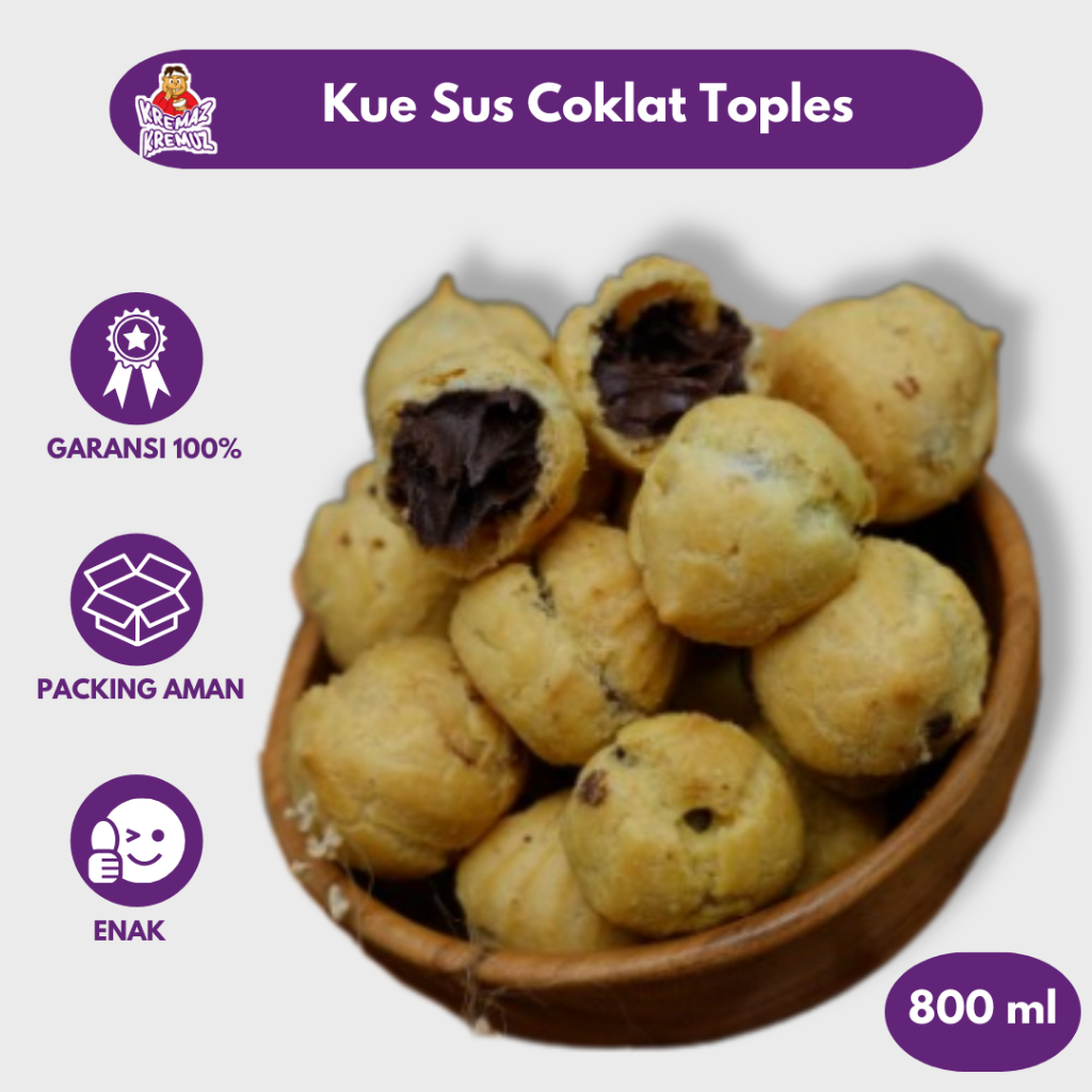 SUS COKLAT / SUS KERING / SOES COKELAT CEMILAN MANIS TOPLES 800ml