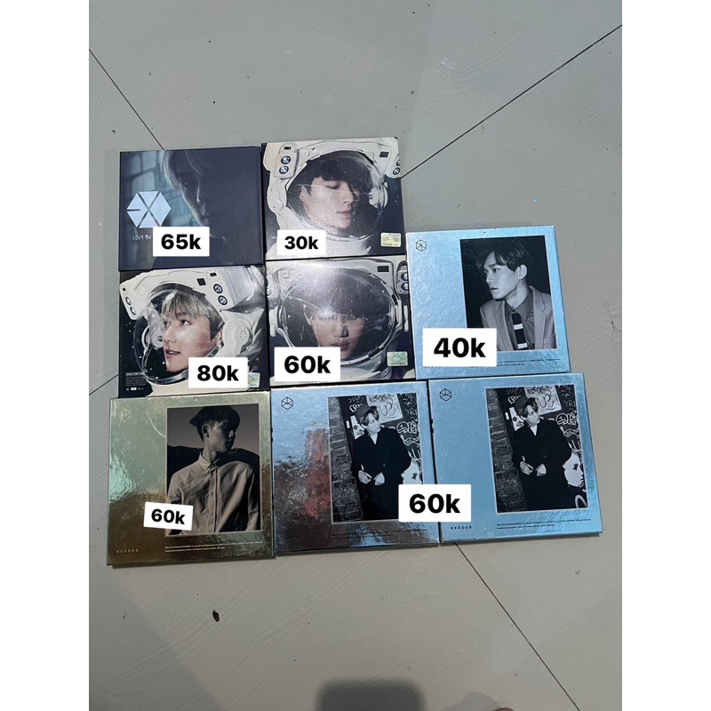 wts album exo sfy exodus lmr universe lotto official kai baekhyun sehun do lay chen