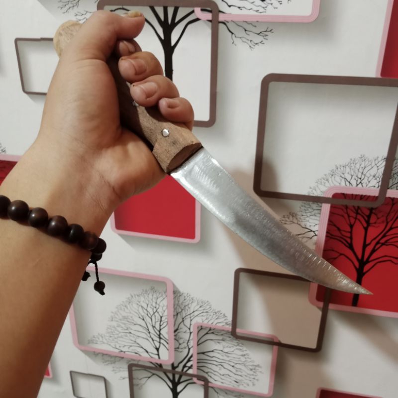 pisau dapur pisau seset pisau daging steel carbon