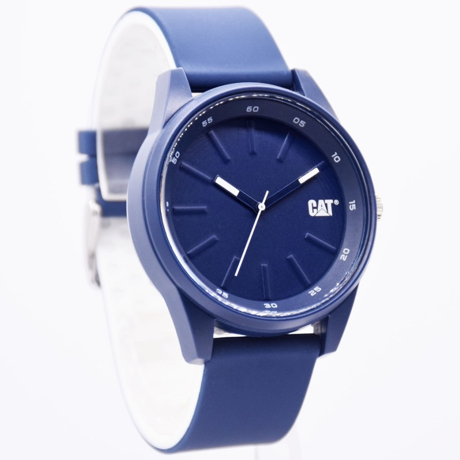 100% ASLI JAM PRIA CATERPILLAR CAT LJ.110.26.622 BLUE ORIGINAL BERGARANSI RESMI