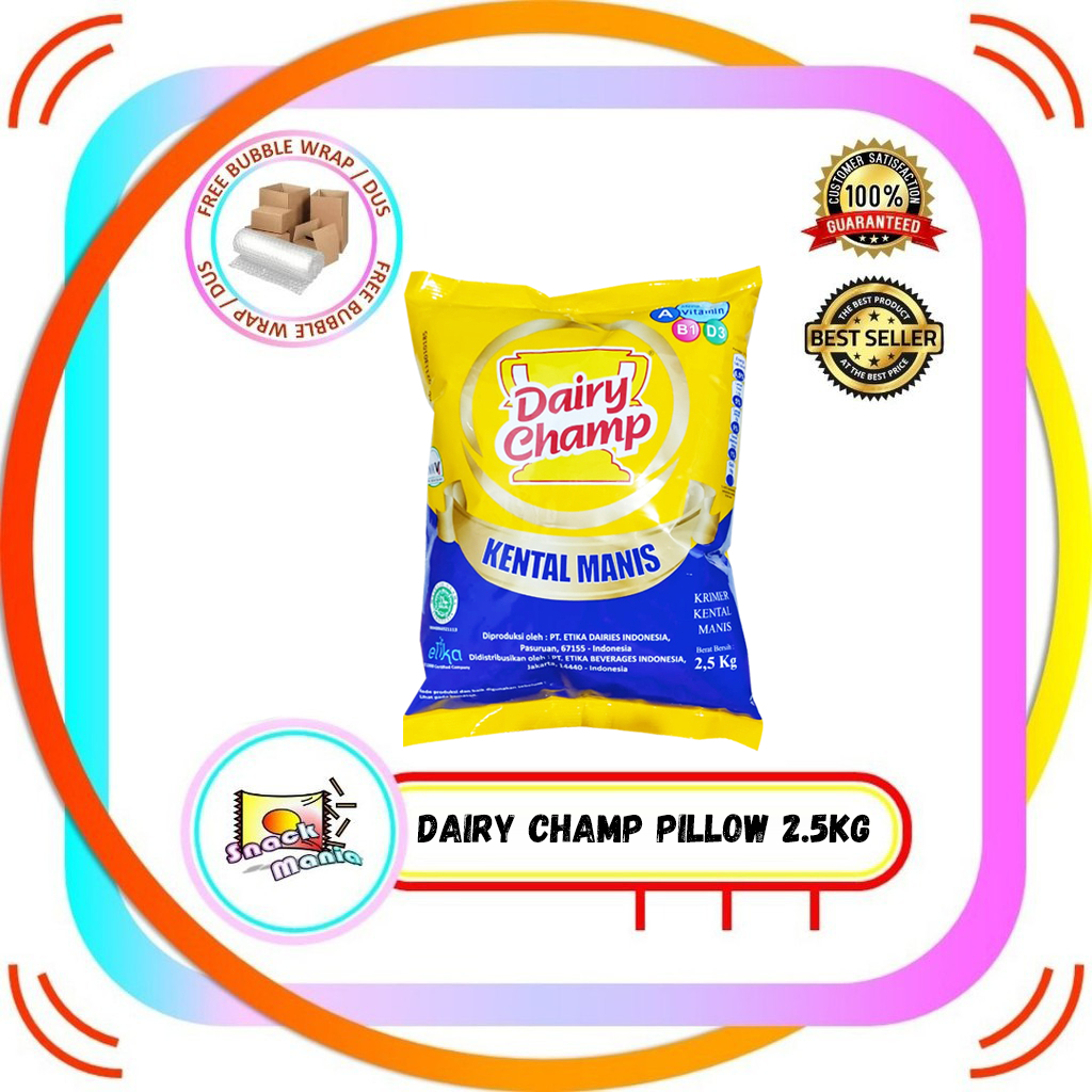 

Dairy Champ Susu Krimer Kental Manis 2500 gr 2,5 kg Bag