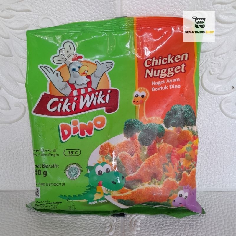 

Cikiwiki NAGET DINO 250GR - Ciki Wiki Chicken Nugget Dino