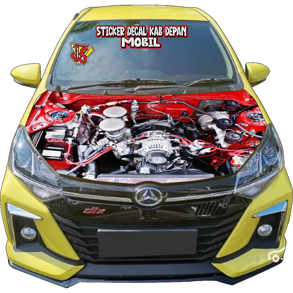 TERBARU STICKER DECAL KAB MESIN AYLA  ALL (BISA REQUEST NAMA WARNA GAMBAR) DLL