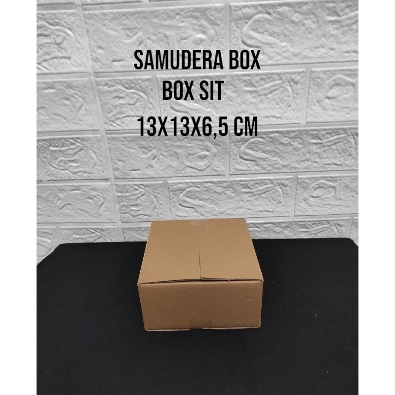 

kardus karton uk 13x13x6,5 cm...ST(SHEET) singgle wall polos