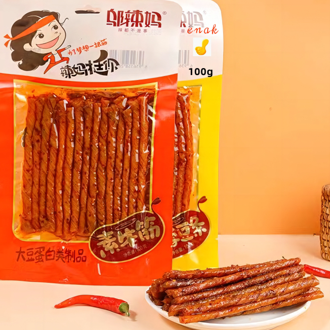 

Ready latiao wulama original halal vegetarian snack cemilan china pedas stick viral pedes gurih vegan chinese spicy tofu gluten kulit kembang tahu gulung la tiao wu la ma camilan cina import steak dendeng mala soy bean plant based no pork lard daging buat