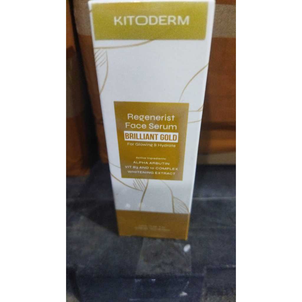 (REGENERIST GOLD) KITODERM REGENERIST FACE SERUM BRILLIANT GOLD FOR GLOWING & HYDRATE