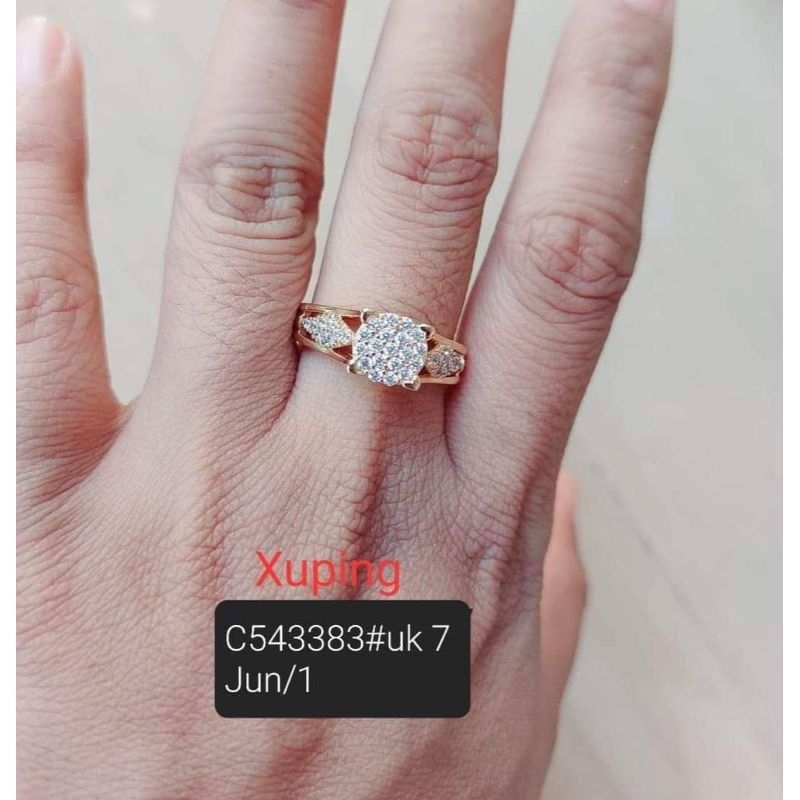 cincin replika berlian merk XUPING asli original