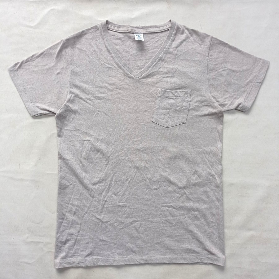 kaos velva sheen mfg v neck pocket tee casual pherrows rrl