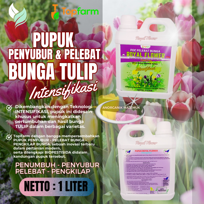 Pupuk Bunga Supaya Berbunga / Pupuk Pelebat Bunga Tulip / Pupuk Untuk Bunga Tulip / Pupuk Bunga Tuli