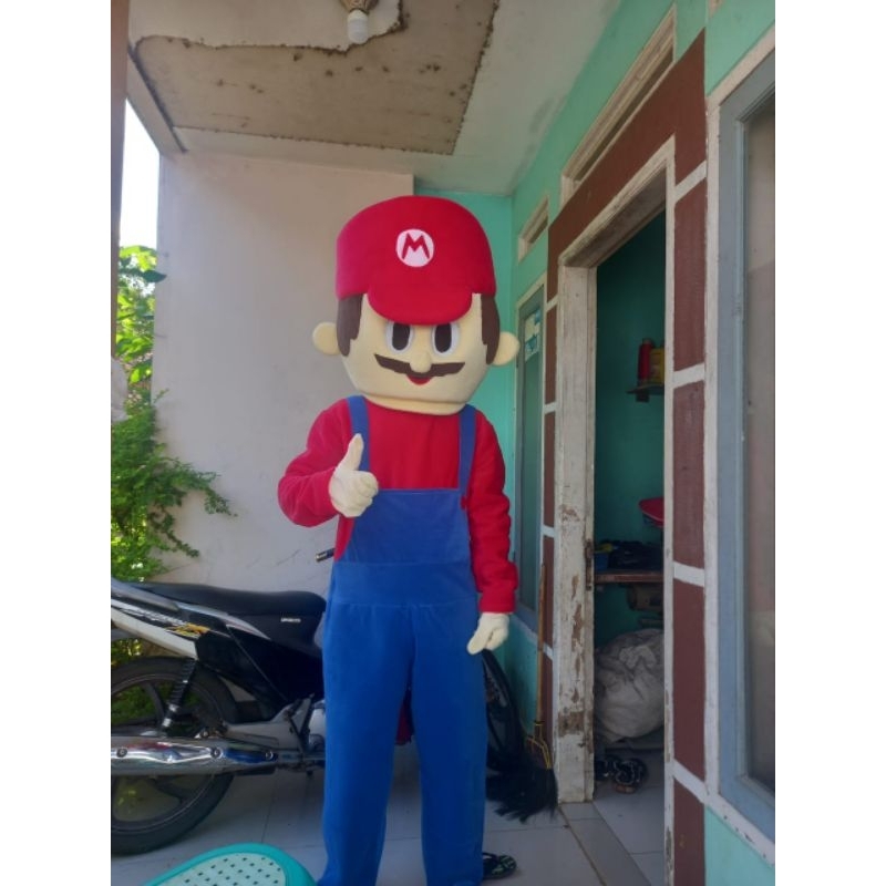 kostumbadut mario bros #bajukarakter #mario #maskot #badut #kostumbadut