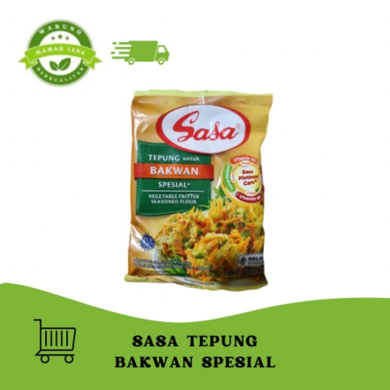 

Tepung Sasa/ Tepung Bakwan, Tepung Serbaguna, Tepung Ayam Krispi, Tepung Pisang Goreng, Tepung Ayam Krispi Spicy