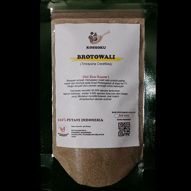 

Ready Brotowali Untuk Sapih 50 Gram Serbuk Bratawali Bubuk Gatal Laris