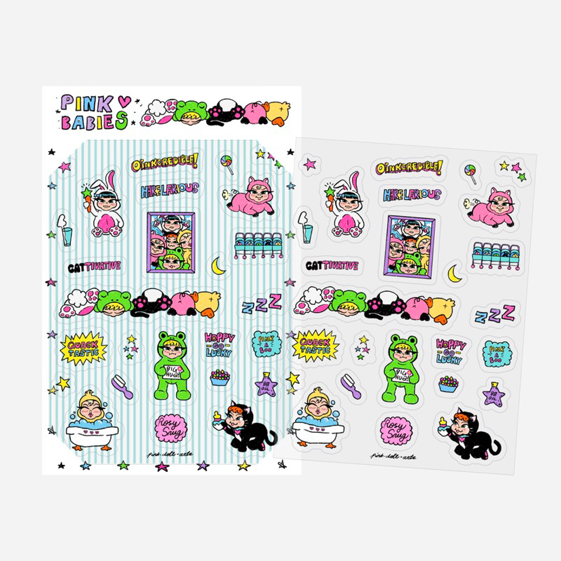 

[READY] Pink Babies Sticker