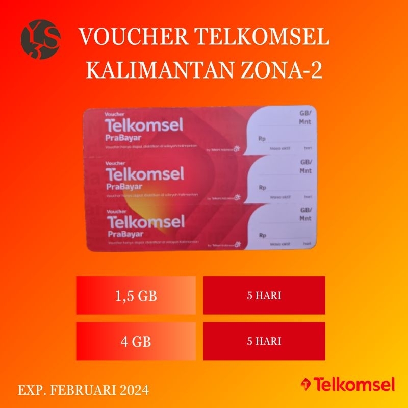 VOUCHER TELKOMSEL KALIMANTAN ZONA 2